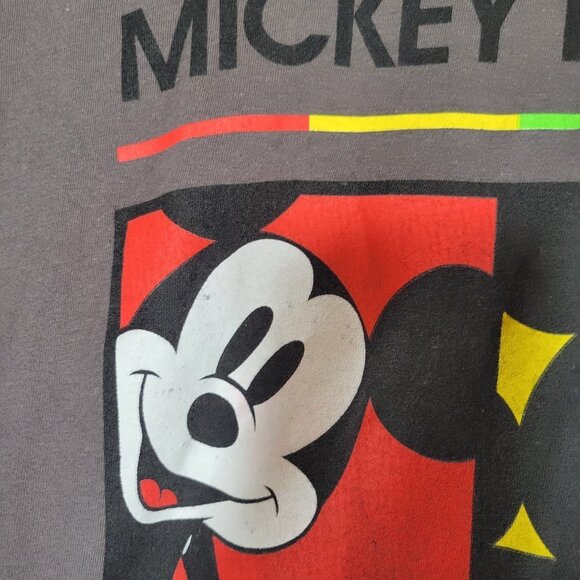 Mickey Mouse Womens Tshirt Short Sleeve Gray Size Large - Picture 5 of 7